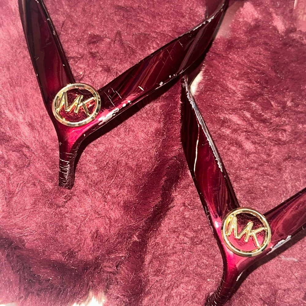 Michael Kors faux-fur jet set slippers
